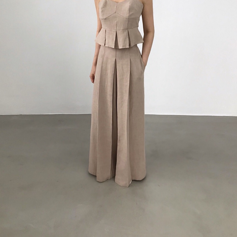 2TWO MOON韓國直郵㊣女裝新品時尚熱賣25春夏休閑真品休閑褲2TWO MOON休閑褲