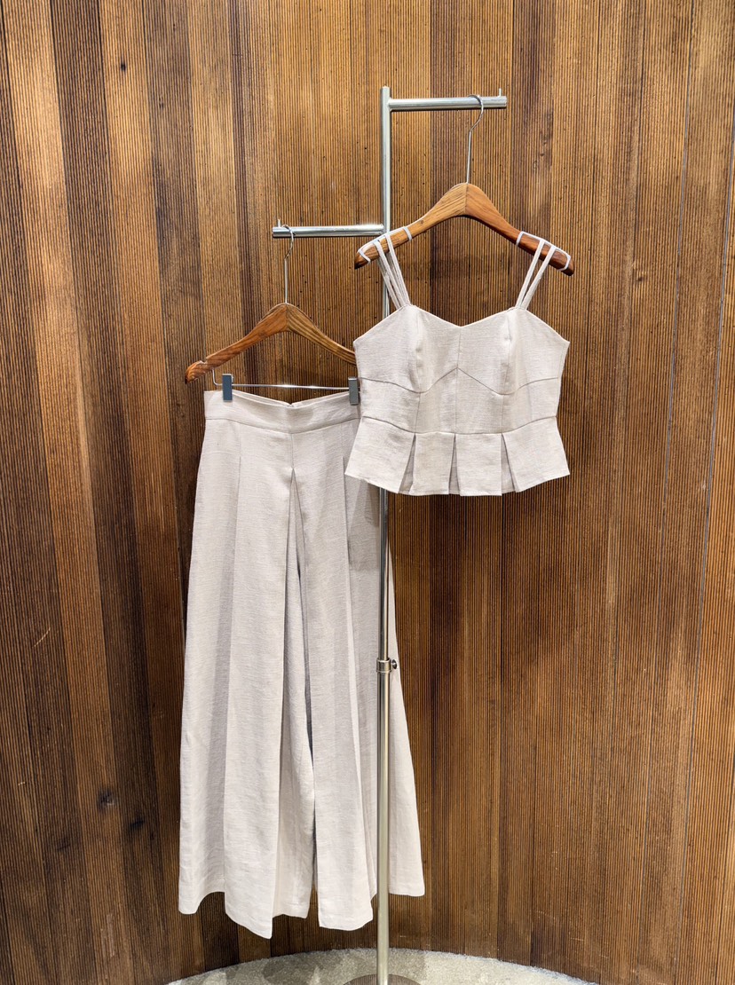 2TWO MOON韓國直郵㊣女裝新品時尚熱賣25春夏休閑真品休閑褲2TWO MOON休閑褲