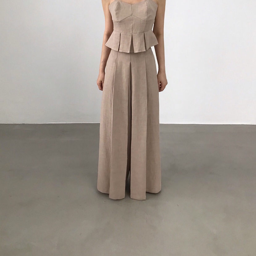 2TWO MOON韓國直郵㊣女裝新品時尚熱賣25春夏休閑真品休閑褲2TWO MOON休閑褲圖色1