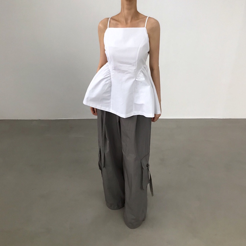 2TWO MOON東大門㊣代購女裝新品25春夏人氣推薦休閑吊帶背心2TWO MOON吊帶/背心