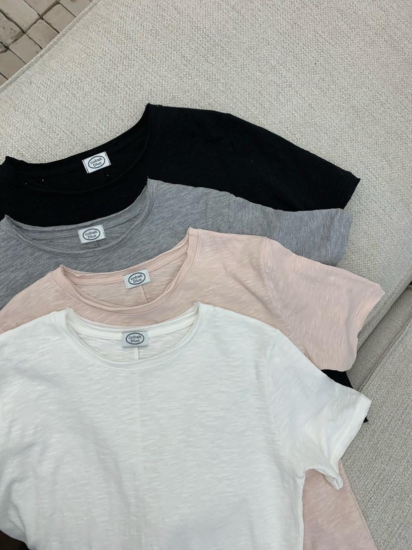 COBALT BLUE韓國直郵㊣女裝新品推薦25春夏休閑真品熱賣T恤COBALT BLUET恤