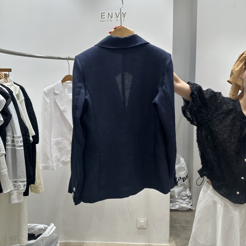ENVY東大門㊣代購女士新款人氣真品時尚熱賣25春夏夾克刺繡ENVY夾克