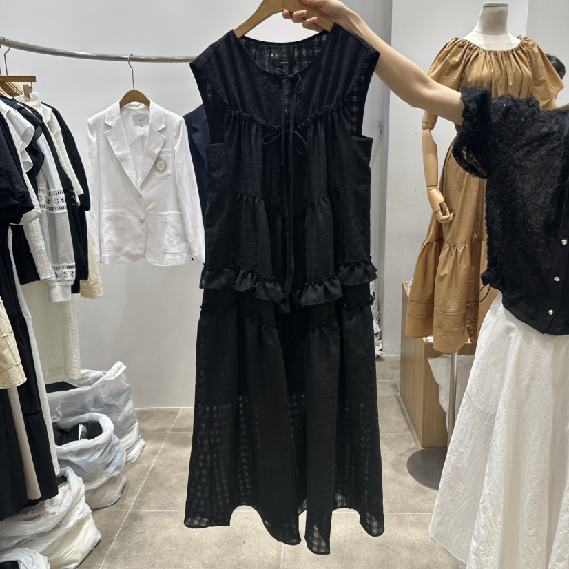 ENVY東大門㊣實拍女裝新品25春夏時尚人氣職業推薦熱賣連衣裙ENVY連衣裙圖色2