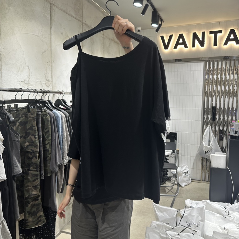 VANTA韓國直郵㊣女裝新款25春夏推薦人氣職業時尚真品休閑T恤VANTAT恤