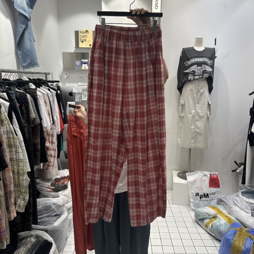 THE WEEKND東大門㊣代購女士新品推薦職業熱賣25春夏休閑褲THE WEEKND休閑褲圖色3