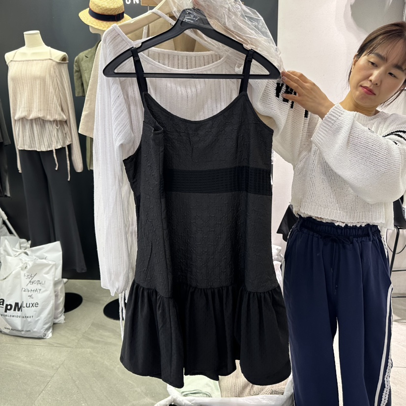 UNA/THE MAY韓國直郵㊣女士新品推薦真品熱賣25春夏連衣裙THEMAY/UNA連衣裙圖色2