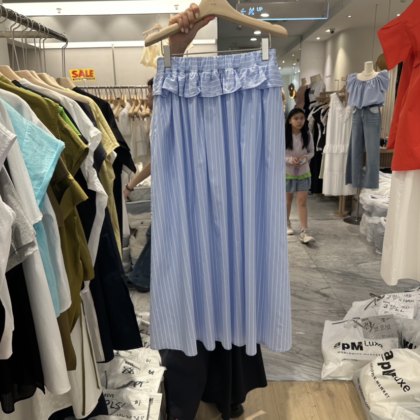 REVE-L韓國直郵㊣女裝新款真品時尚推薦職業25春夏休閑長裙REVE-L長裙圖色3實際價格44000