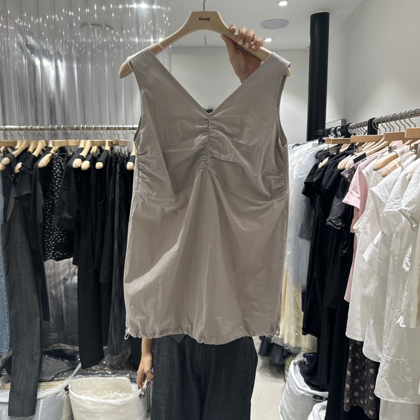 GREEK東大門㊣實拍女裝新品真品時尚推薦休閑25春夏吊帶背心GREEK吊帶/背心圖色3