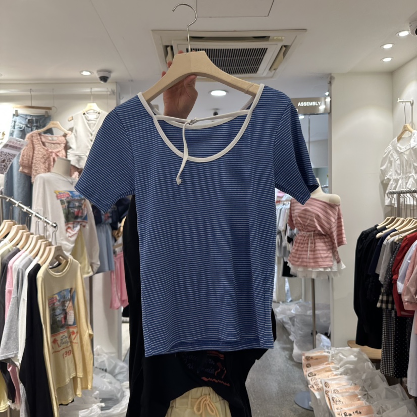 DELLING韓國直郵㊣女士新品熱賣人氣職業推薦真品25春夏T恤DELLINGT恤