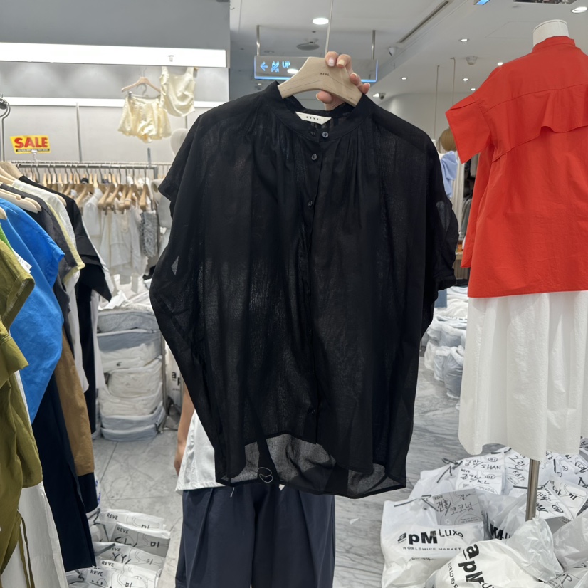 REVE-L東大門㊣直郵女士新品職業休閑時尚熱賣推薦襯衫蕾絲衫REVE-L襯衫/蕾絲衫圖色2