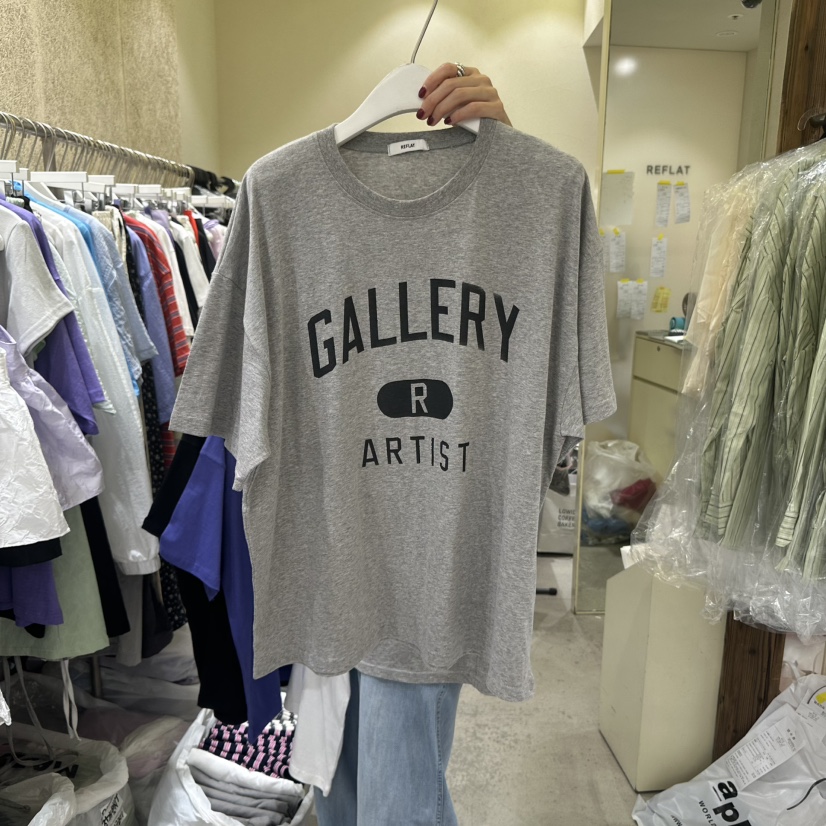 REFLAT韓國代購㊣女裝新品時尚人氣25春夏職業熱賣推薦休閑T恤REFLATT恤圖色3