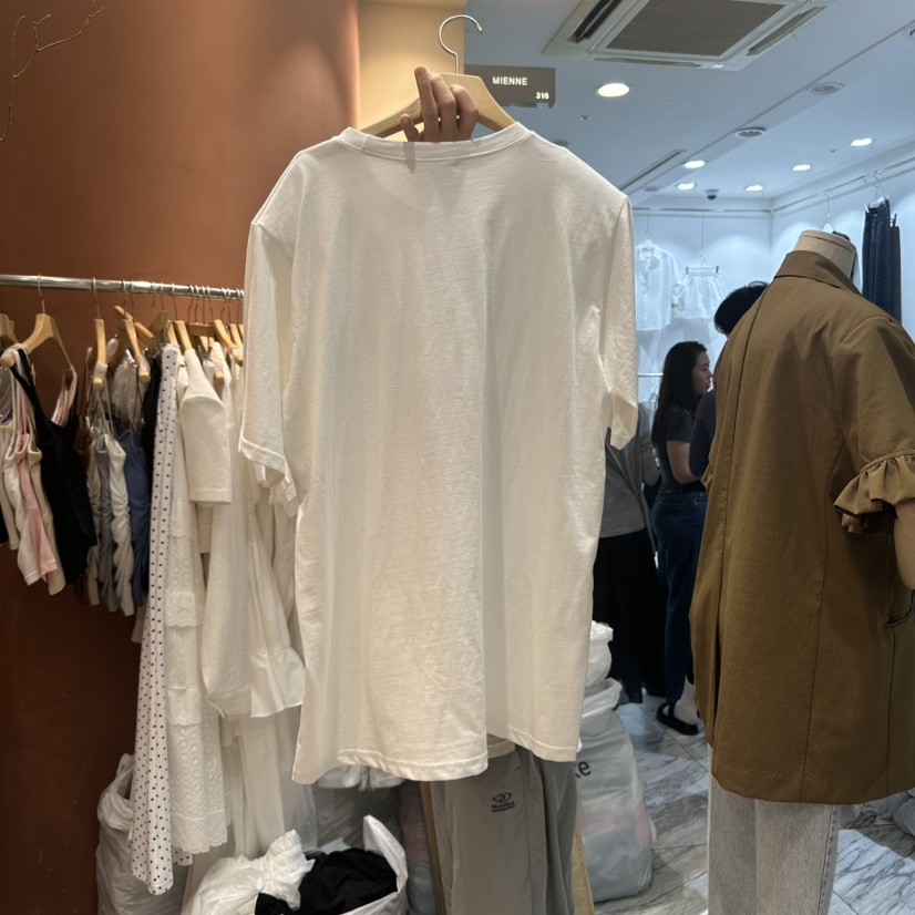 MIENNE韓國直郵㊣女裝新品熱賣休閑人氣25春夏職業真品時尚T恤MIENNET恤