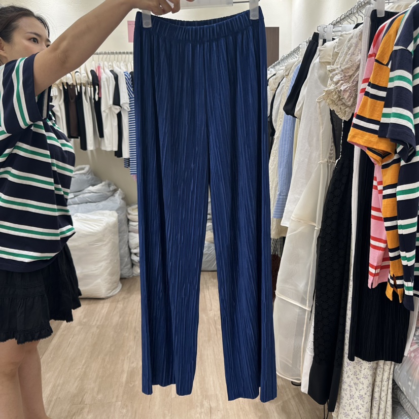 HANSUNGHYUN韓國代購㊣女裝新品熱賣時尚推薦休閑休閑褲褶皺HANSUNGHYUN休閑褲圖色2