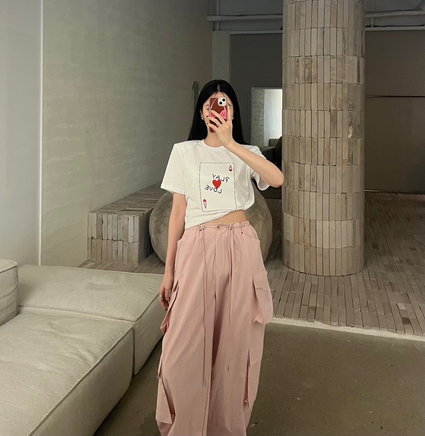 AMUSE SEOUL韓國直郵㊣女士新款職業25春夏真品時尚熱賣T恤AMUSE SEOULT恤