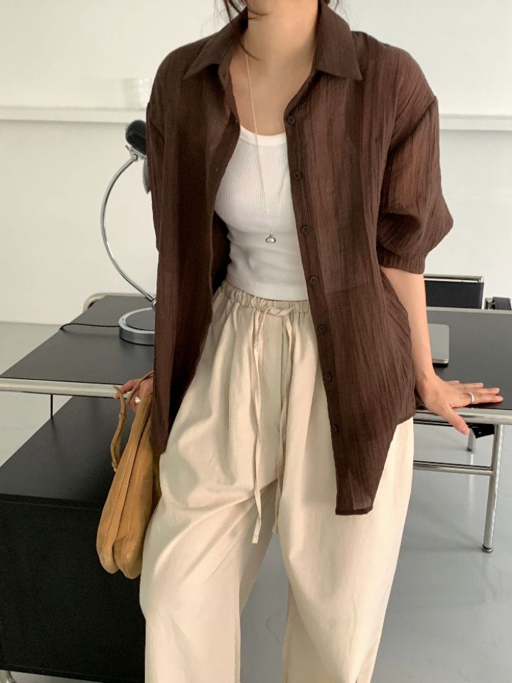 DOIT東大門㊣代購女裝新品真品熱賣職業25春夏人氣襯衫蕾絲衫DOIT襯衫/蕾絲衫