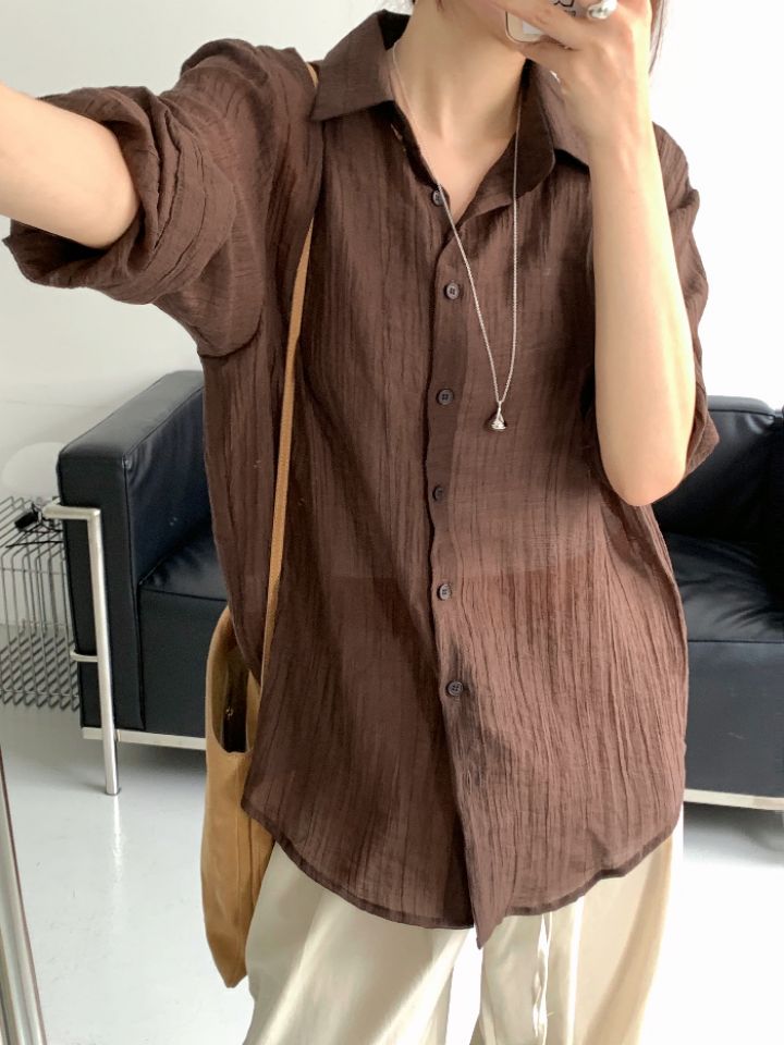 DOIT東大門㊣代購女裝新品真品熱賣職業25春夏人氣襯衫蕾絲衫DOIT襯衫/蕾絲衫