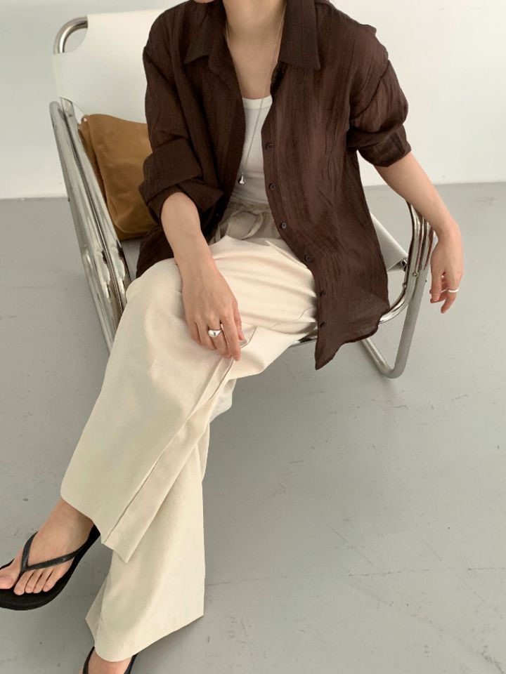 DOIT東大門㊣代購女裝新品真品熱賣職業25春夏人氣襯衫蕾絲衫DOIT襯衫/蕾絲衫