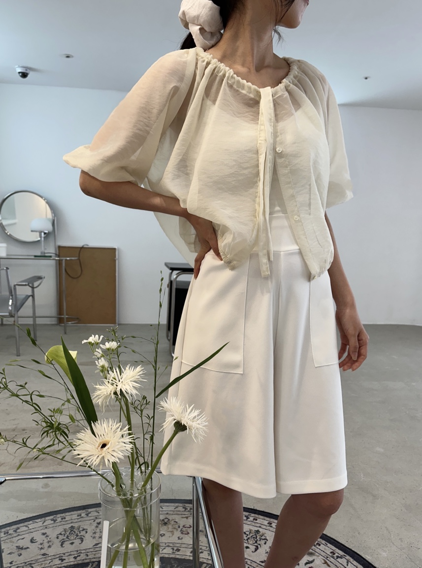 CLASSY-O東大門㊣直郵女士新品時尚職業真品襯衫蕾絲衫透明CLASSY-O襯衫/蕾絲衫
