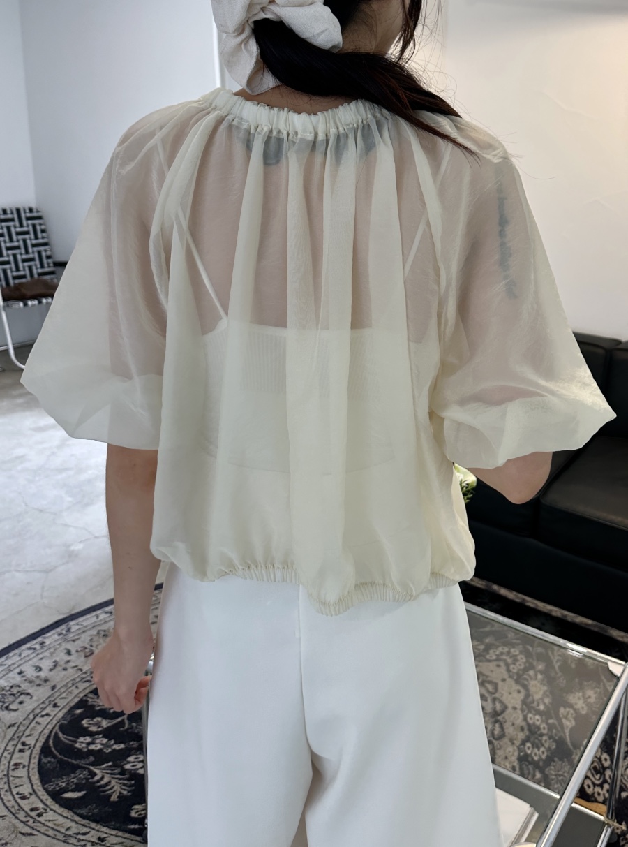 CLASSY-O東大門㊣直郵女士新品時尚職業真品襯衫蕾絲衫透明CLASSY-O襯衫/蕾絲衫