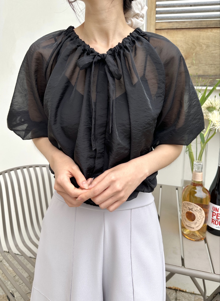 CLASSY-O東大門㊣直郵女士新品時尚職業真品襯衫蕾絲衫透明CLASSY-O襯衫/蕾絲衫