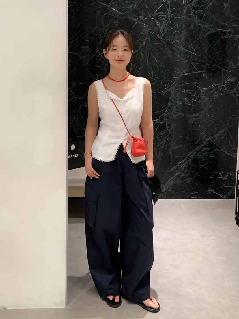 STRAWBERRY韓國代購㊣女裝新款25春夏熱賣人氣休閑時尚馬甲STRAWBERRY馬甲