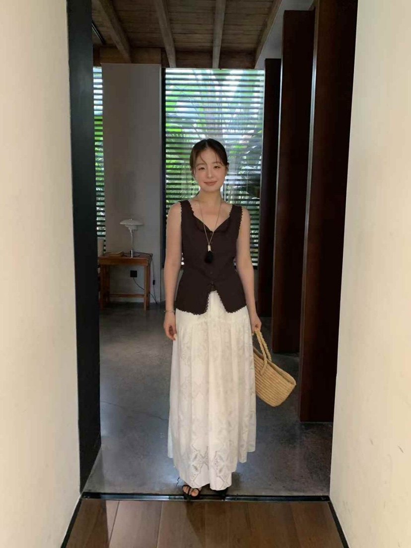 STRAWBERRY韓國代購㊣女裝新款25春夏熱賣人氣休閑時尚馬甲STRAWBERRY馬甲