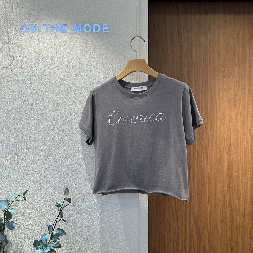 ON THE MODE東大門㊣代購女士新品職業真品推薦休閑時尚T恤ON THE MODET恤圖色2