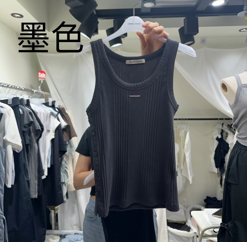 OWNS韓國直郵㊣女士新品人氣時尚真品推薦25春夏熱賣吊帶背心OWNS吊帶/背心圖色5