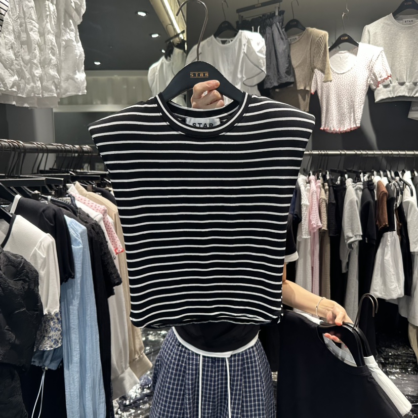 STAR-L東大門㊣實拍女士新品推薦職業時尚真品熱賣吊帶背心STAR-L吊帶/背心圖色2