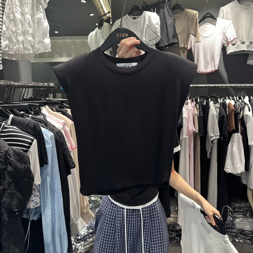 STAR-L東大門㊣實拍女士新品推薦職業時尚真品熱賣吊帶背心STAR-L吊帶/背心圖色4