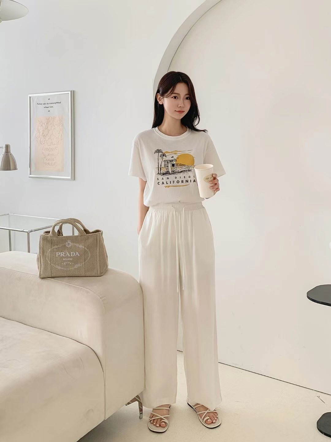 MANGO韓國直郵㊣女裝新款真品時尚25春夏休閑職業推薦休閑褲MANGO休閑褲