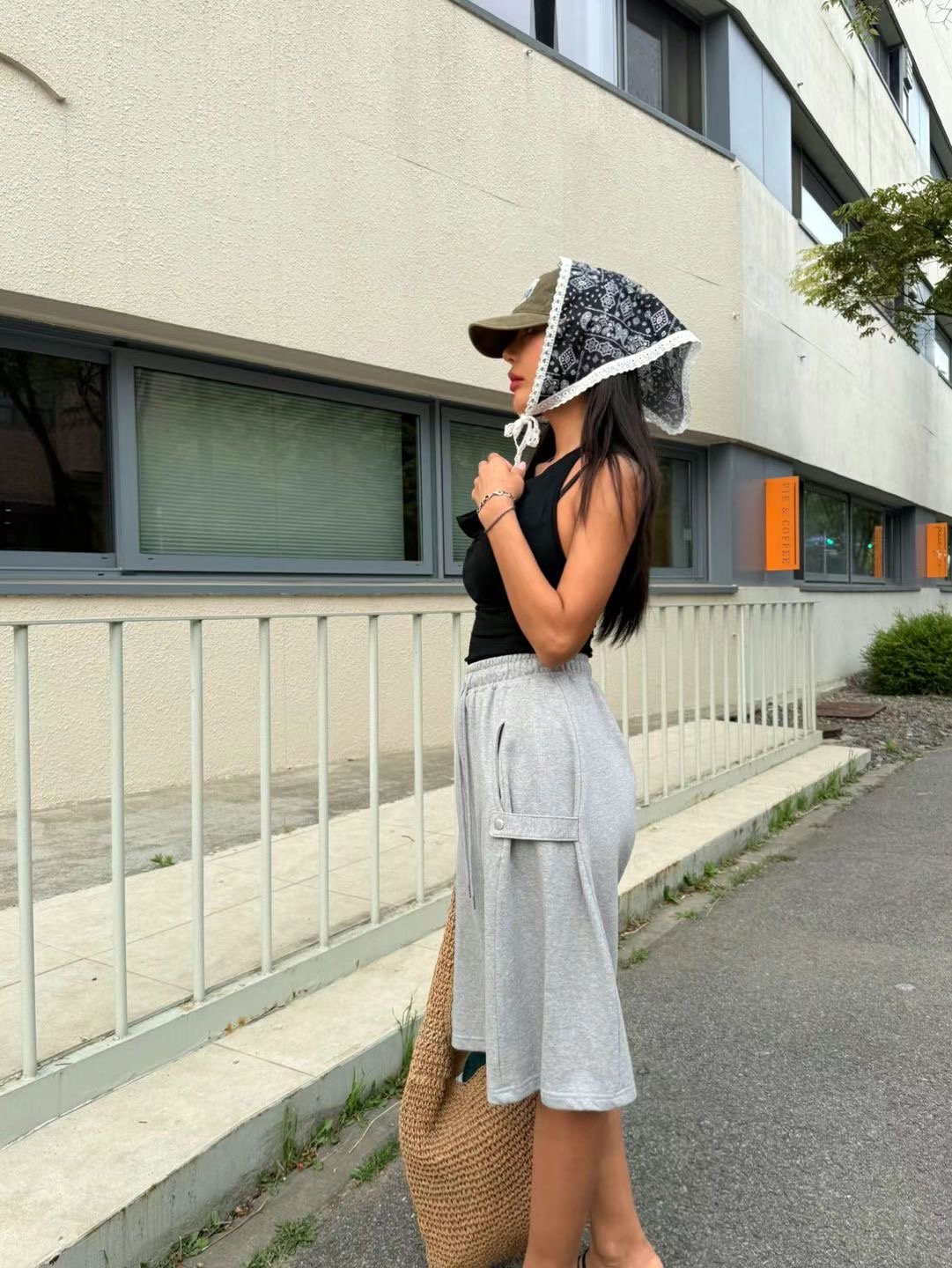 K.DAY韓國代購㊣女裝新品25春夏職業真品熱賣推薦人氣短褲K.DAY短褲
