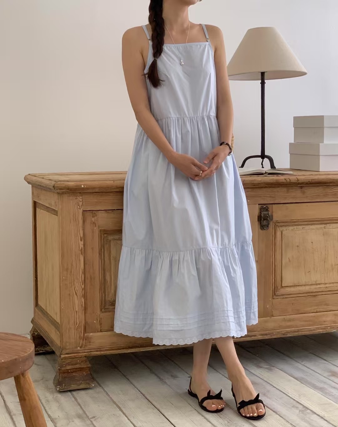 FORME韓國直郵㊣女裝新款真品推薦職業25春夏熱賣休閑連衣裙FORME連衣裙
