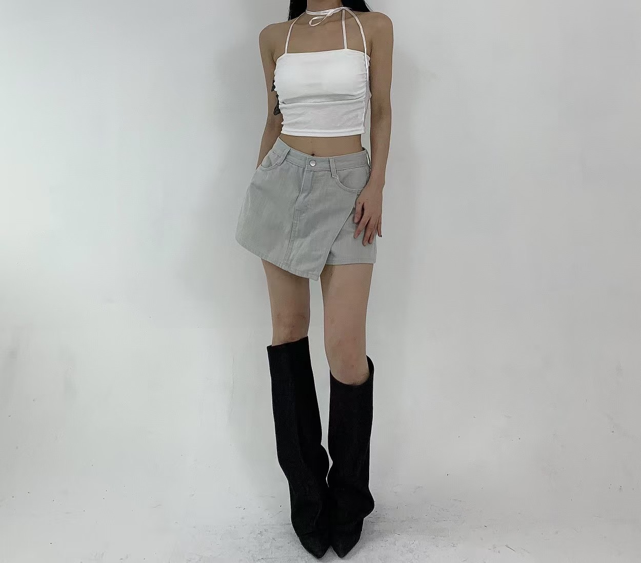 BLUE GIRL東大門㊣實拍女士新品職業25春夏時尚休閑熱賣短裙BLUE GIRL短裙