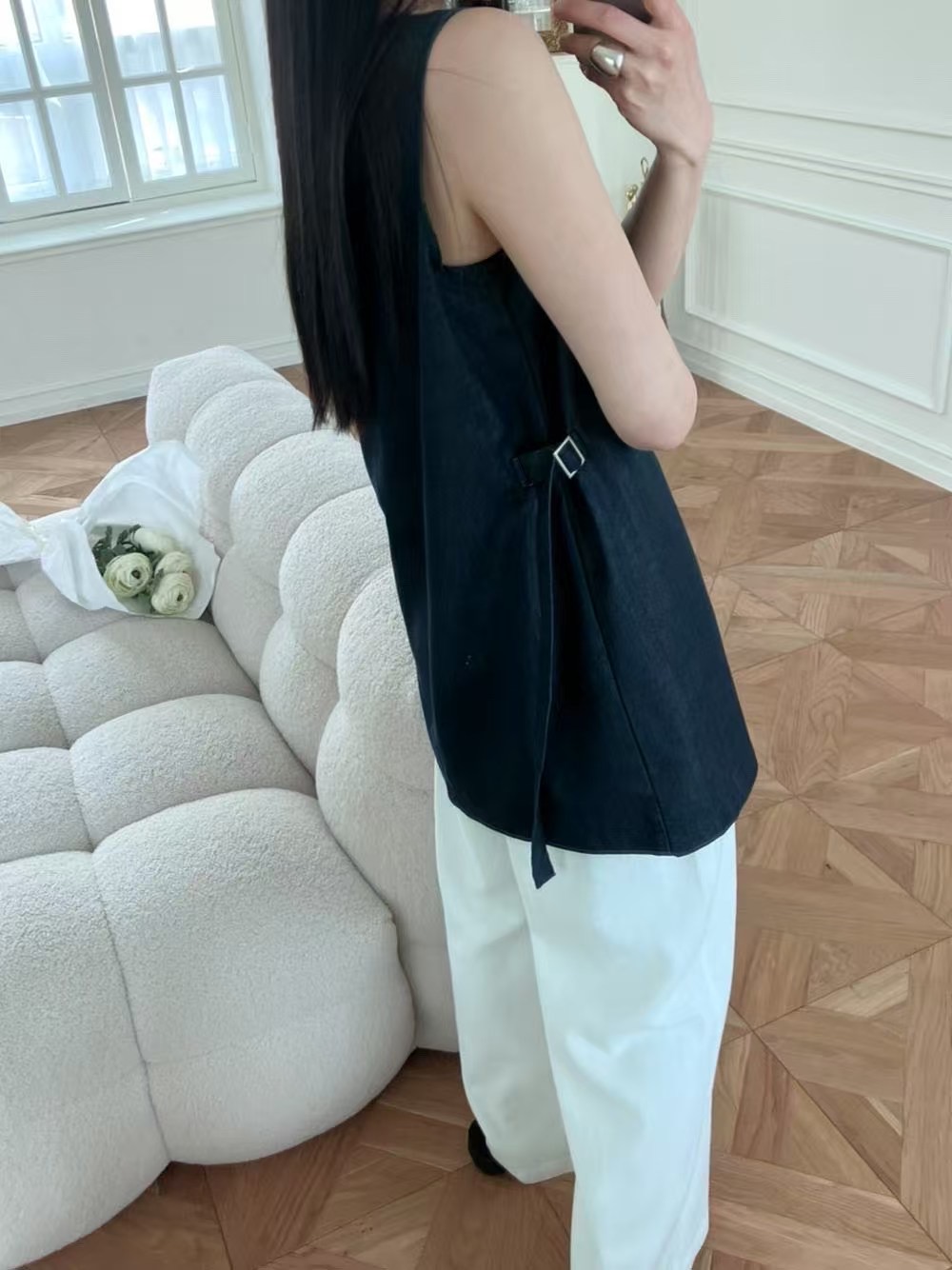 BLUE GIRL韓國代購㊣女士新品時尚職業推薦25春夏吊帶背心BLUE GIRL吊帶/背心