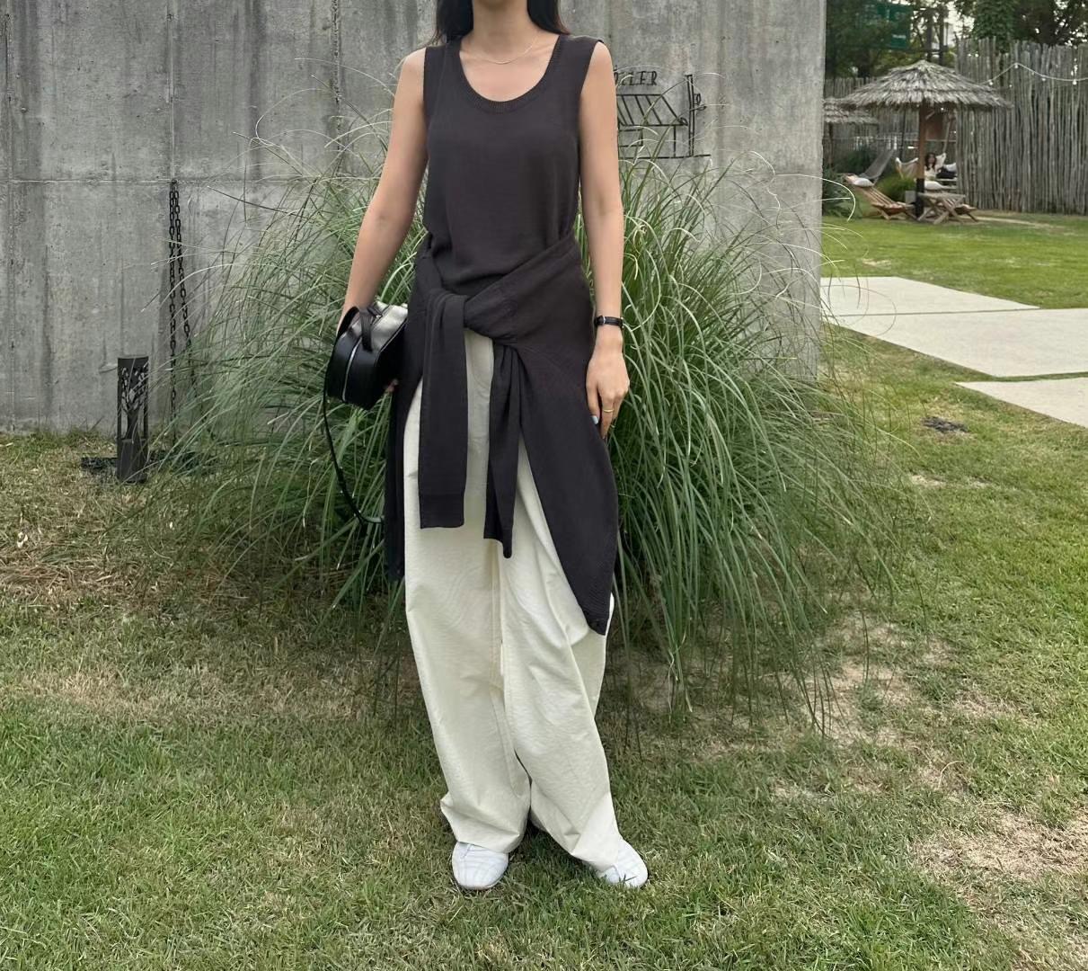 SIMPIEBEIGE東大門㊣實拍女裝新款25春夏休閑職業熱賣吊帶背心SIMPIEBEIGE吊帶/背心