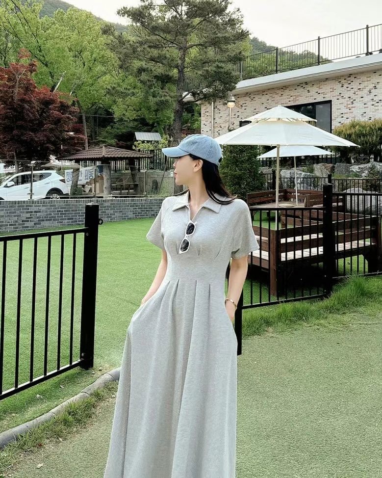 K.DAY東大門㊣直郵女裝新款人氣時尚休閑職業真品推薦連衣裙K.DAY連衣裙