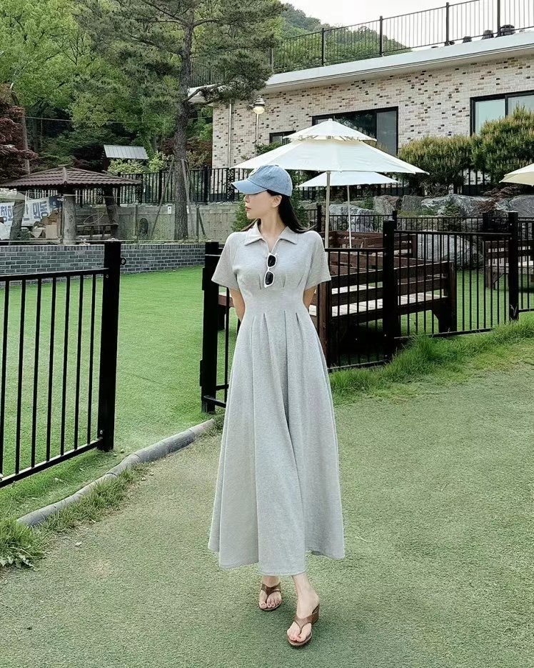 K.DAY東大門㊣直郵女裝新款人氣時尚休閑職業真品推薦連衣裙K.DAY連衣裙