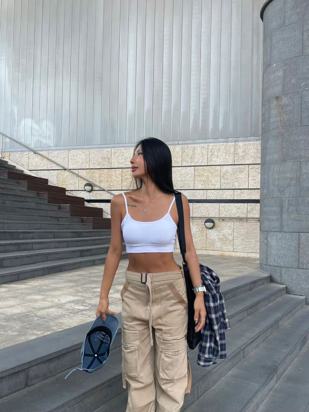 K.DAY韓國直郵㊣女士新品真品推薦休閑熱賣職業時尚吊帶背心K.DAY吊帶/背心