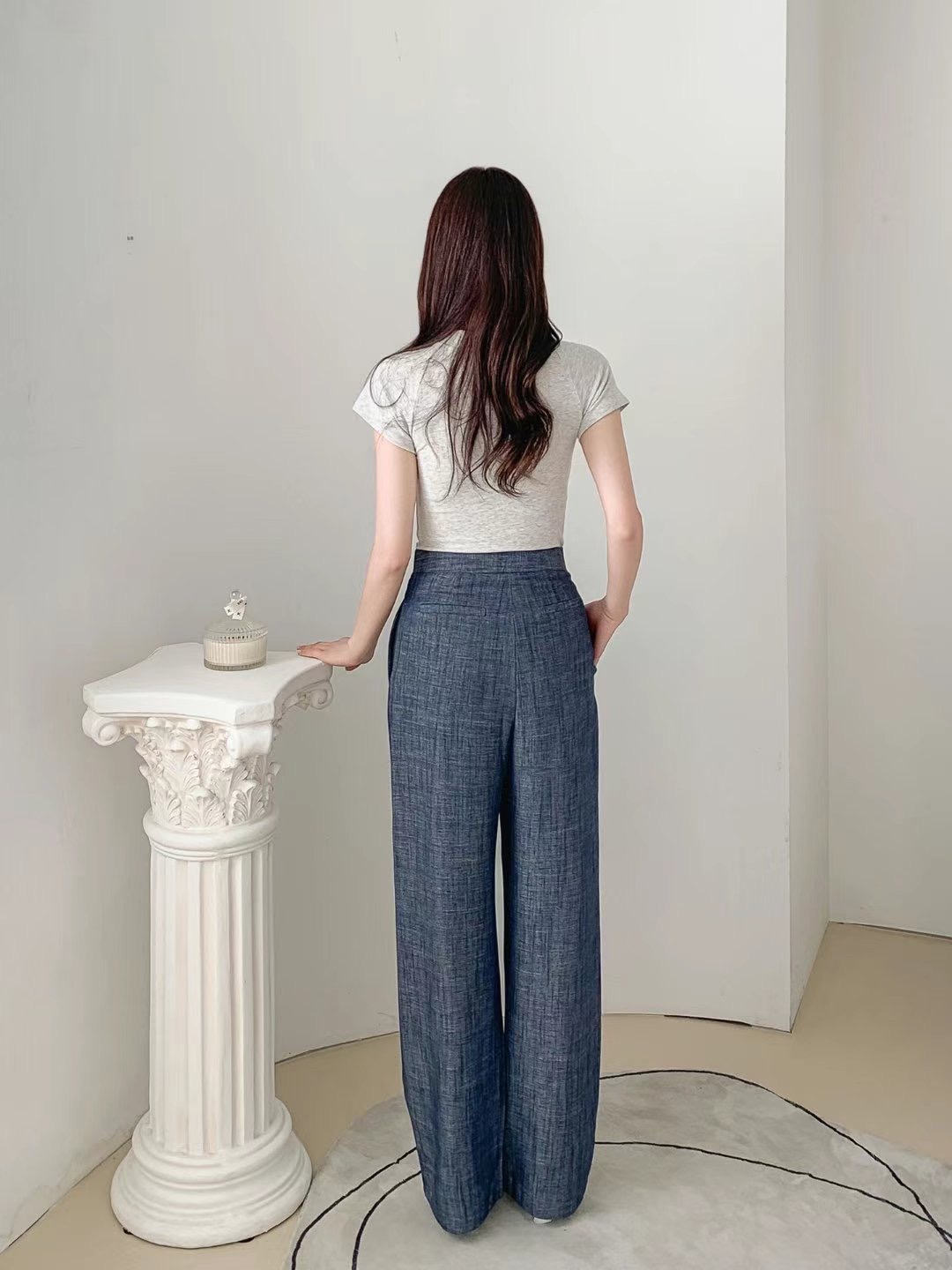 MANGO東大門㊣直郵女裝新款職業真品人氣休閑推薦時尚休閑褲MANGO休閑褲