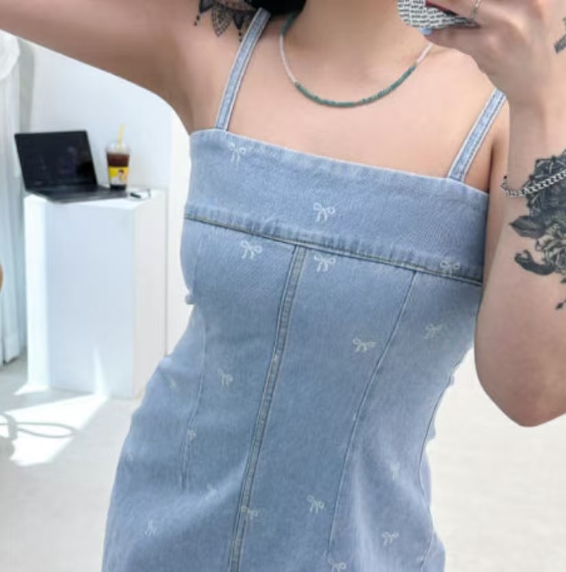 BLUE GIRL東大門㊣實拍女士新品熱賣25春夏人氣休閑連衣裙BLUE GIRL連衣裙
