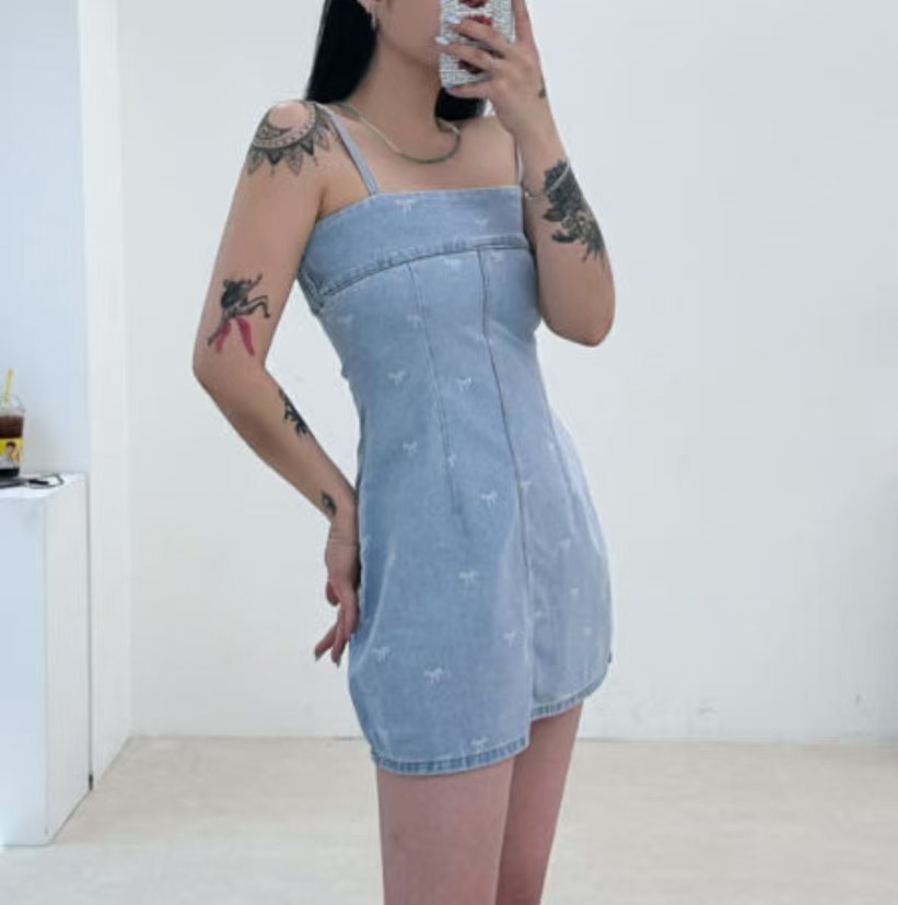 BLUE GIRL東大門㊣實拍女士新品熱賣25春夏人氣休閑連衣裙BLUE GIRL連衣裙