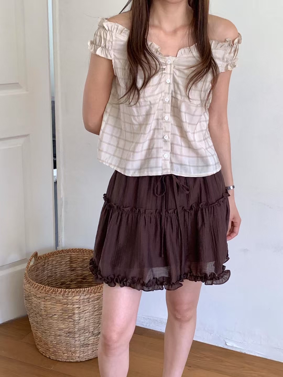 FORME東大門㊣直郵女裝新品25春夏休閑時尚真品推薦職業短裙FORME短裙