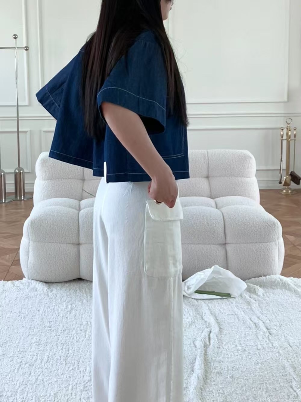 BLUE GIRL東大門㊣代購女裝新品人氣職業25春夏時尚熱賣夾克BLUE GIRL夾克