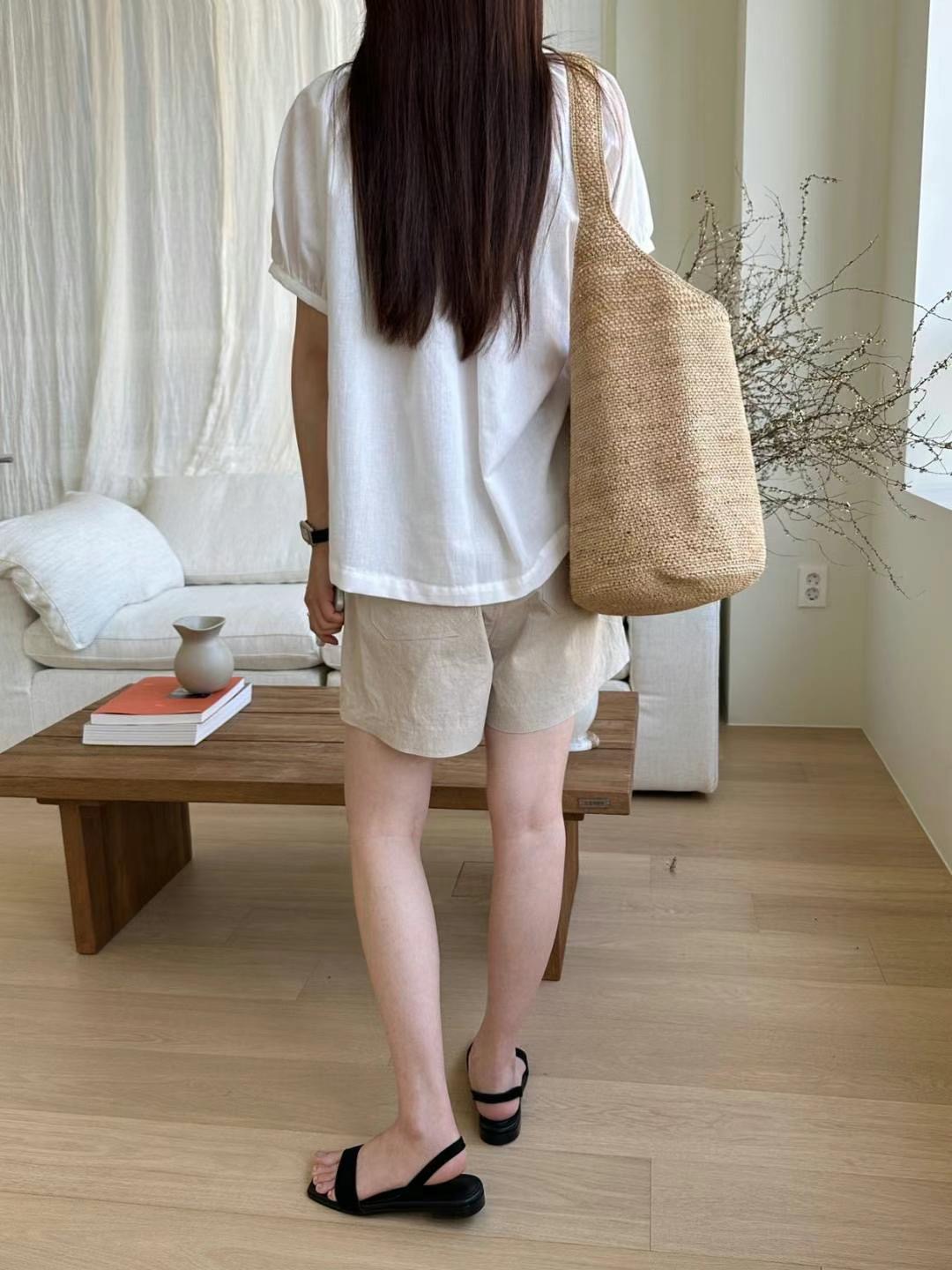 SIMPIEBEIGE韓國直郵㊣女士新品人氣真品25春夏熱賣休閑短褲SIMPIEBEIGE短褲