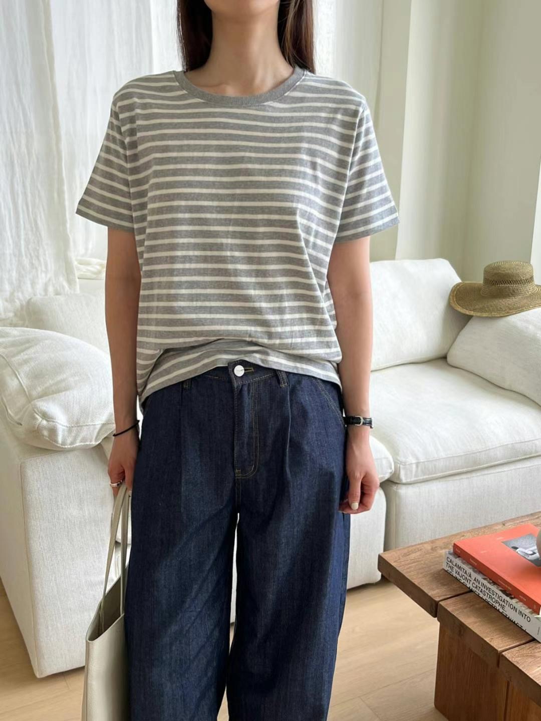 SIMPIEBEIGE東大門㊣實拍女裝新款25春夏推薦時尚熱賣休閑T恤SIMPIEBEIGET恤圖色2