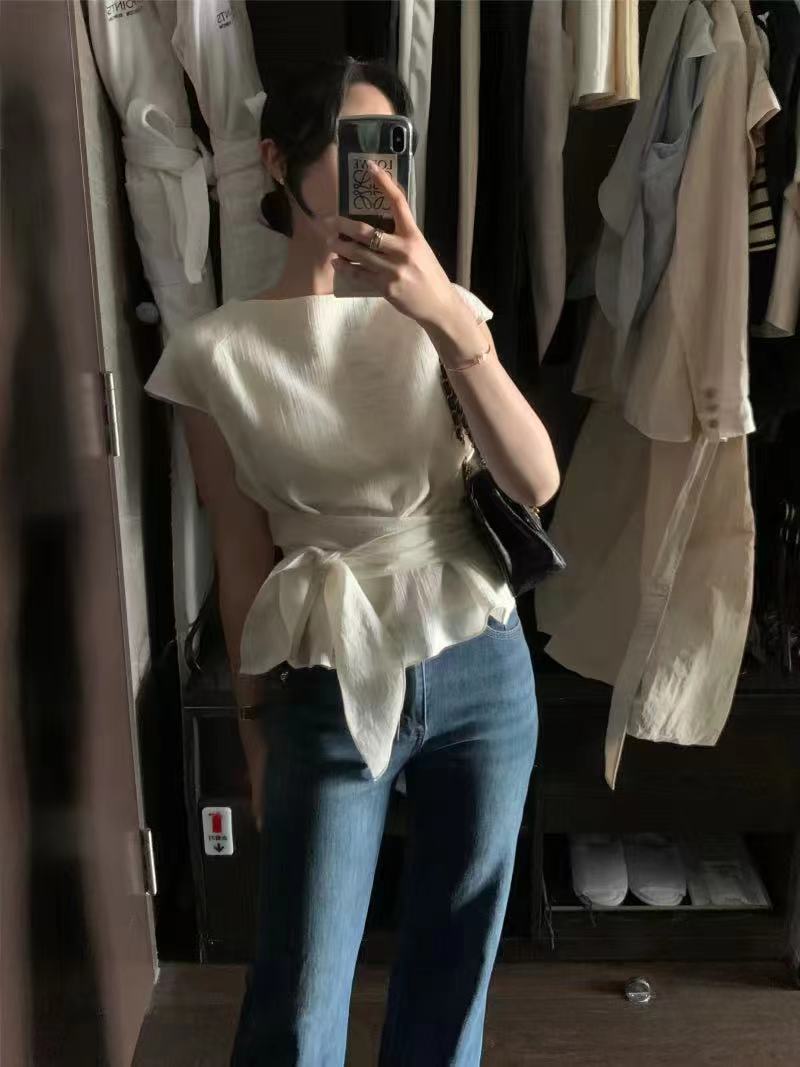 RUBLE韓國代購㊣女士新品真品推薦休閑人氣25春夏襯衫蕾絲衫RICHMOND襯衫/蕾絲衫