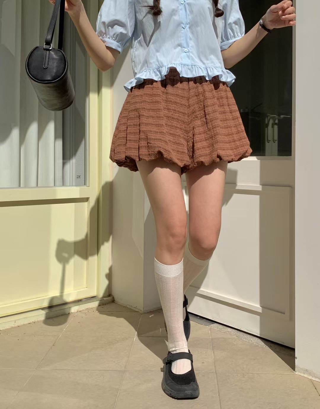 FORME東大門㊣代購女裝新品推薦時尚熱賣職業休閑人氣25春夏短褲FORME短褲圖色2