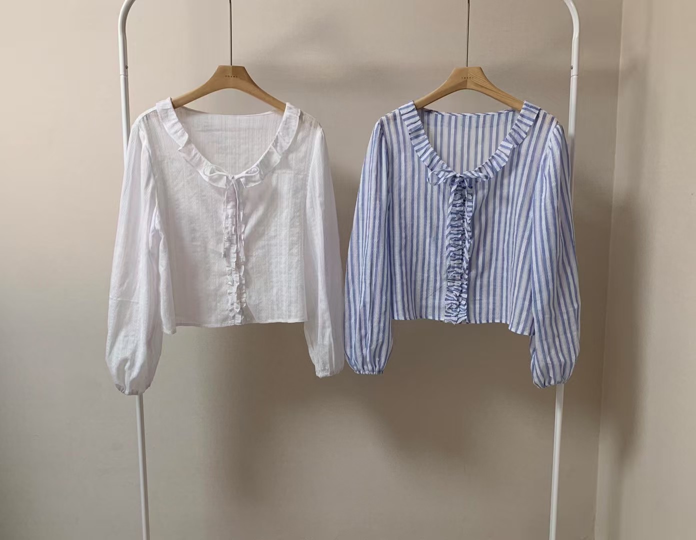 FORME韓國代購㊣女裝新品真品時尚25春夏休閑人氣襯衫蕾絲衫FORME襯衫/蕾絲衫