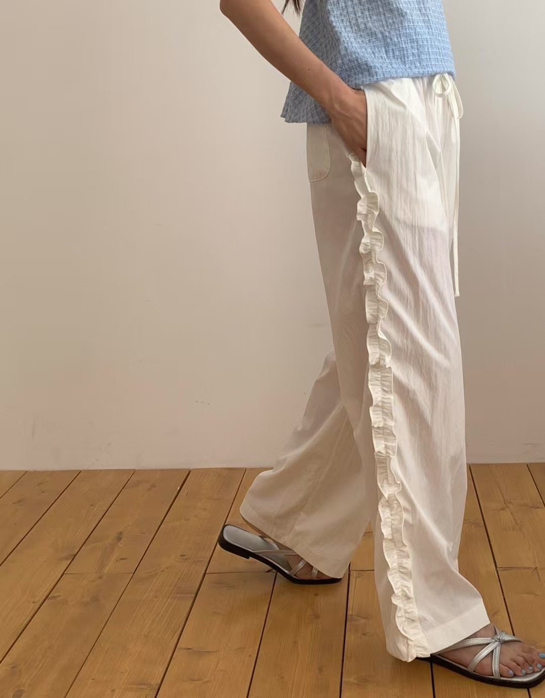 FORME東大門㊣代購女士新款25春夏人氣休閑時尚真品熱賣休閑褲FORME休閑褲